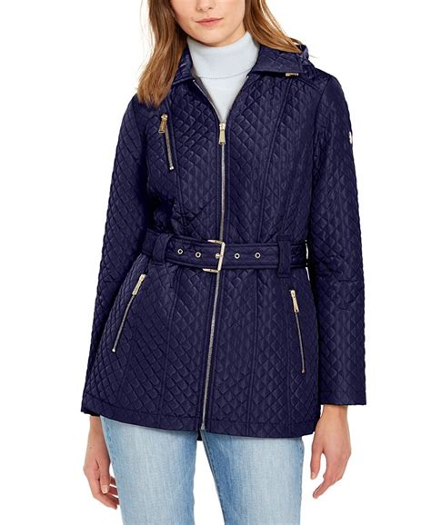 michael kors mid length coat|michael kors long coats women.